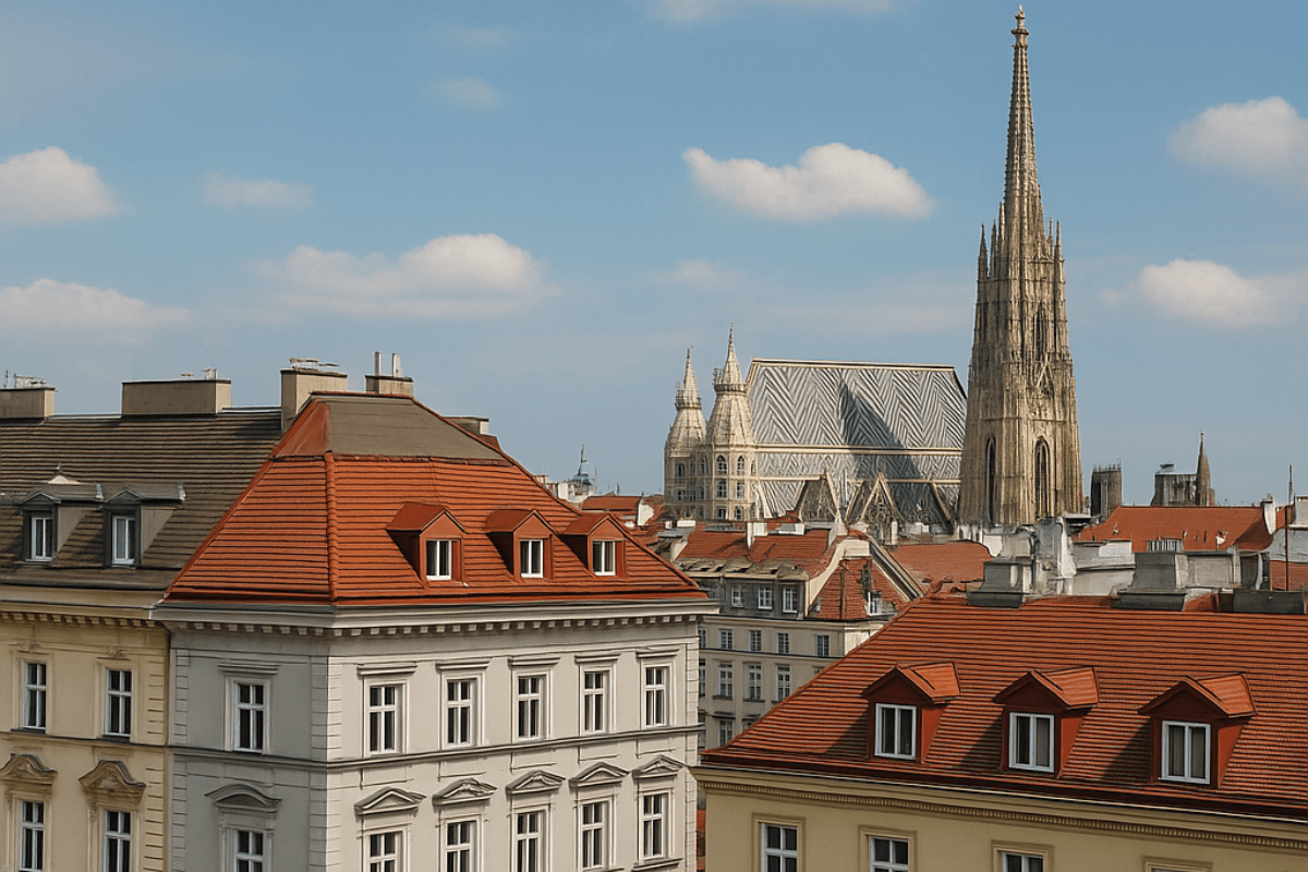 Immobilien Österreich kaufen – Blick auf Wohngebäude in Wien